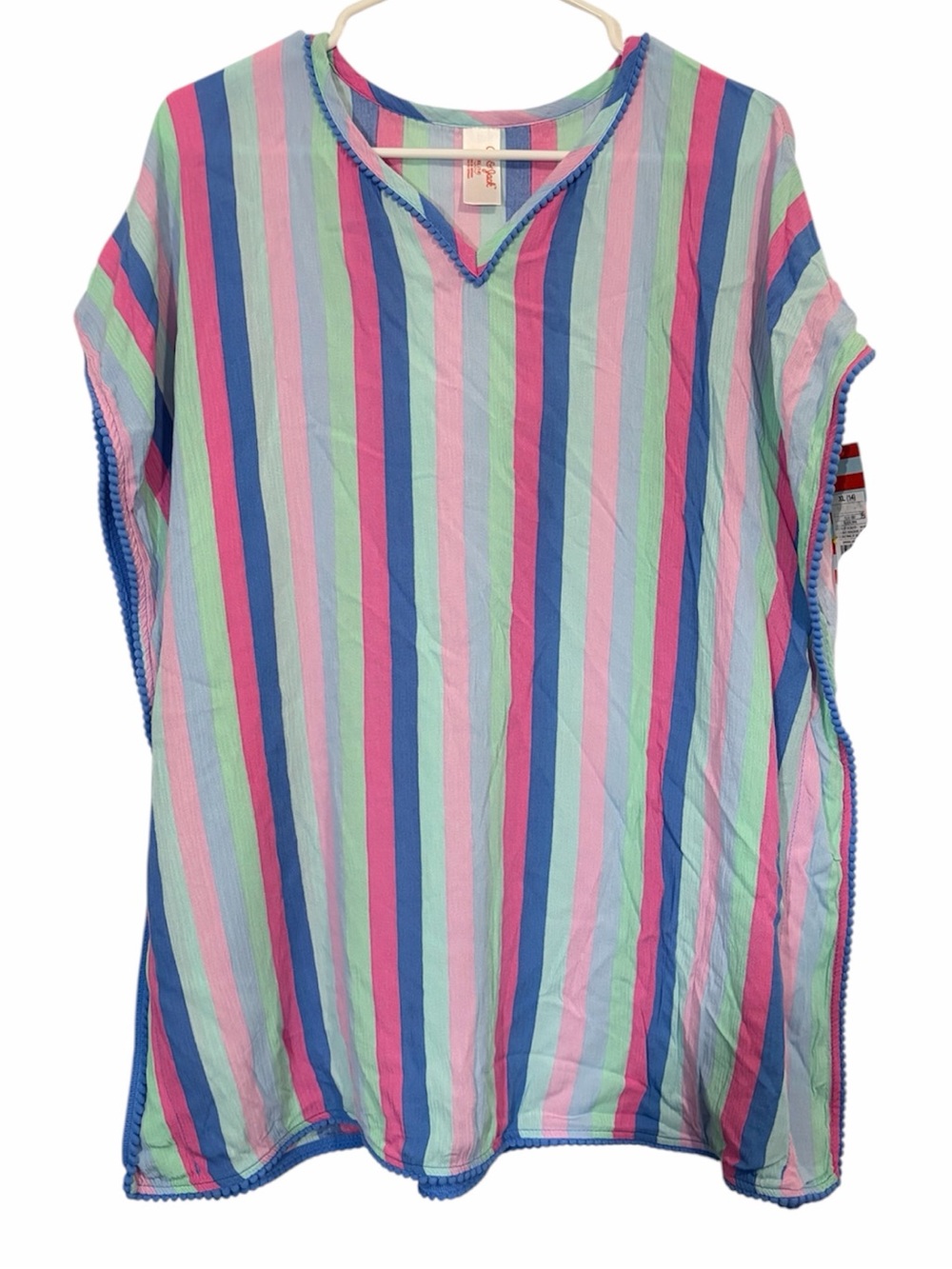 Cat & Jack Striped Lightweight Swim Coverup XL